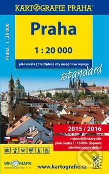Praha - 1:20 000 plán města standard -