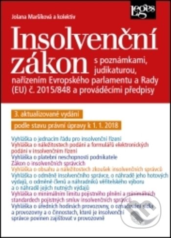 Insolvenční zákon - Jolana Maršíková